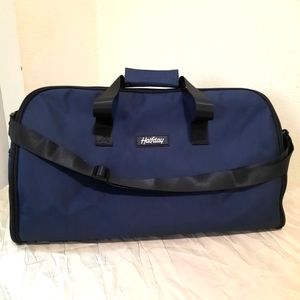 HALFDAY blue garment duffel bag